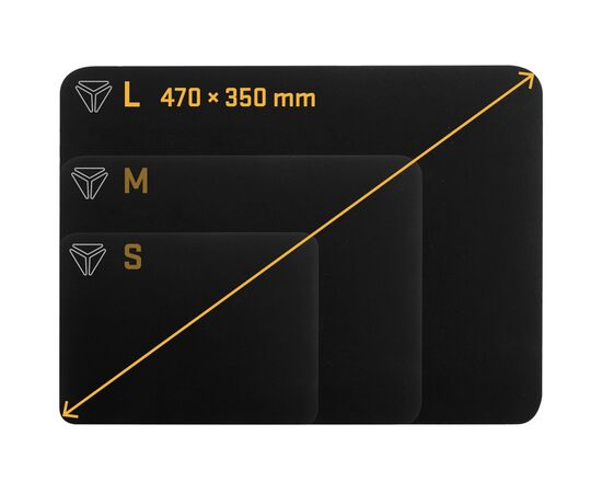 Коврик для мышки YENKEE YPM 47 Speed Top L Black (45015888), изображение 3 Коврик для мышки YENKEE YPM 47 Speed Top L Black (45015888), изображение 3