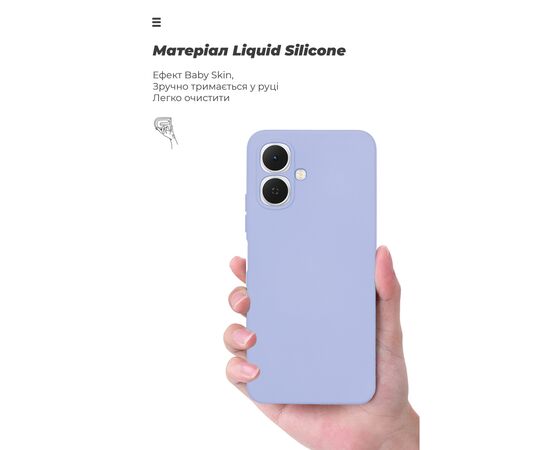 Чехол для мобильного телефона Armorstandart ICON Tecno Spark Go 2 4G Camera cover Lavender (ARM88248), изображение 7
