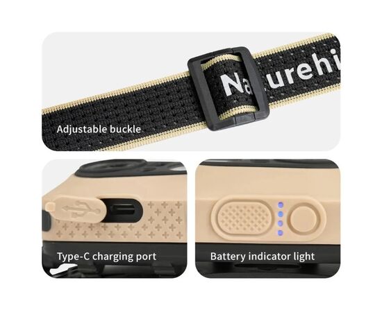 Фонарь Naturehike CNK2450ZM015, коричневий (6927595794173), изображение 3 Фонарь Naturehike CNK2450ZM015, коричневий (6927595794173), изображение 3