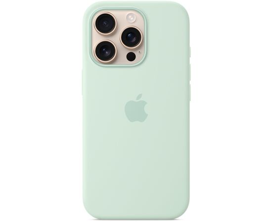 Чехол для мобильного телефона Apple iPhone 16 Pro Silicone with MagSafe - Aquamarine Model A3315 (MDG04ZM/A), изображение 3 Чехол для мобильного телефона Apple iPhone 16 Pro Silicone with MagSafe - Aquamarine Model A3315 (MDG04ZM/A), изображение 3