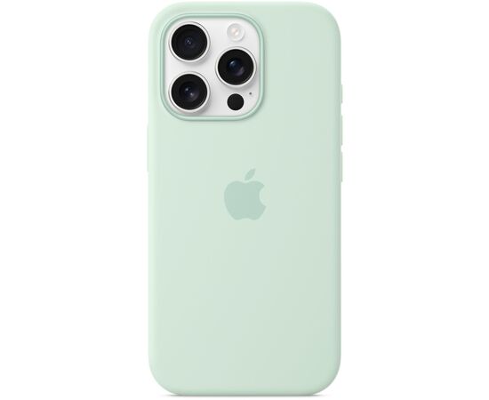 Чехол для мобильного телефона Apple iPhone 16 Pro Silicone with MagSafe - Aquamarine Model A3315 (MDG04ZM/A) Чехол для мобильного телефона Apple iPhone 16 Pro Silicone with MagSafe - Aquamarine Model A3315 (MDG04ZM/A)