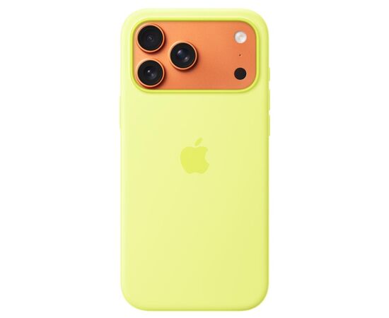 Чехол для мобильного телефона Apple iPhone 17 Pro Max Silicone with MagSafe - Neon Yellow Model A3560 (MGFM4ZM/A), изображение 4 Чехол для мобильного телефона Apple iPhone 17 Pro Max Silicone with MagSafe - Neon Yellow Model A3560 (MGFM4ZM/A), изображение 4