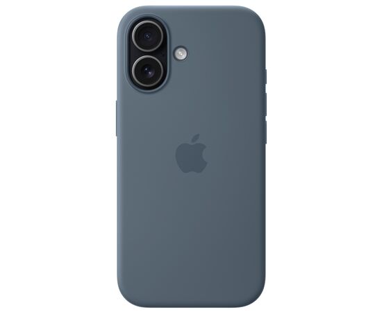 Чехол для мобильного телефона Apple iPhone 17 Silicone with MagSafe - Anchor Blue Model A3558 (MGEW4ZM/A), изображение 3 Чехол для мобильного телефона Apple iPhone 17 Silicone with MagSafe - Anchor Blue Model A3558 (MGEW4ZM/A), изображение 3