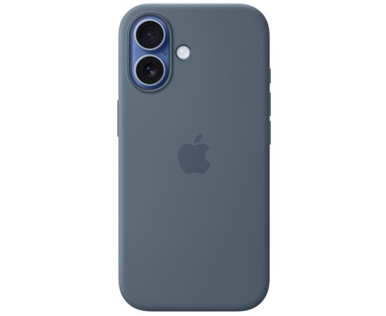 Чехол для мобильного телефона Apple iPhone 17 Silicone with MagSafe - Anchor Blue Model A3558 (MGEW4ZM/A), изображение 5 Чехол для мобильного телефона Apple iPhone 17 Silicone with MagSafe - Anchor Blue Model A3558 (MGEW4ZM/A), изображение 5