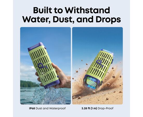 Акустическая система Anker SoundСore Boom 3i Green (D5100060), изображение 9 Акустическая система Anker SoundСore Boom 3i Green (D5100060), изображение 9