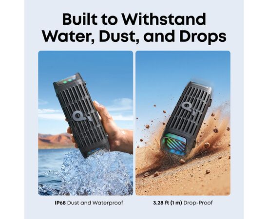 Акустическая система Anker SoundСore Boom 3i Black (D5100010), изображение 10 Акустическая система Anker SoundСore Boom 3i Black (D5100010), изображение 10