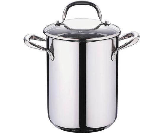 Кастрюля Bergner Gourmet, для пасти з кришкою 4,2 л (BG-6379) Кастрюля Bergner Gourmet, для пасти з кришкою 4,2 л (BG-6379)