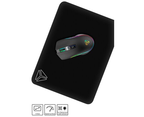 Коврик для мышки YENKEE YPM 25 Speed Top S Black (45015886), изображение 6 Коврик для мышки YENKEE YPM 25 Speed Top S Black (45015886), изображение 6
