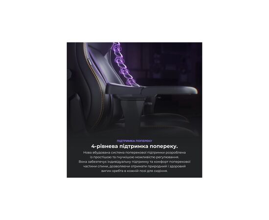 Кресло игровое Anda Seat Kaiser 4 PVC Size L Black (AD12YDDC-L-20-B-PV/C), изображение 5 Кресло игровое Anda Seat Kaiser 4 PVC Size L Black (AD12YDDC-L-20-B-PV/C), изображение 5