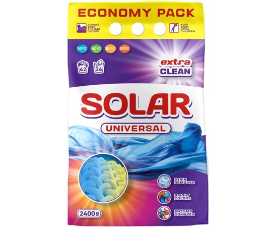 Стиральный порошок Solar Household Universal 2.4 кг (4820269930308) Стиральный порошок Solar Household Universal 2.4 кг (4820269930308)