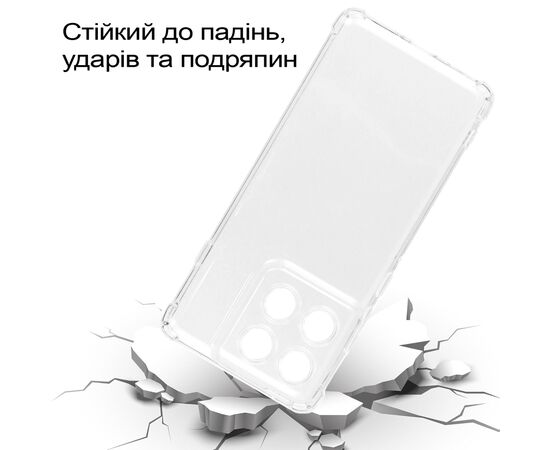 Чехол для мобильного телефона BeCover Anti-Shock Motorola Edge 60 Pro Clear (713806), изображение 3