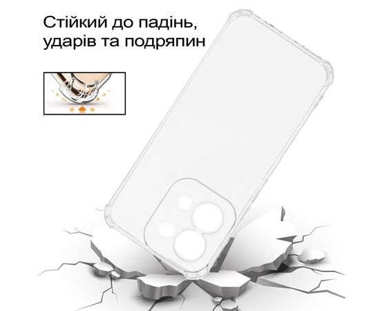 Чехол для мобильного телефона BeCover Anti-Shock Xiaomi Redmi 15C 4G/5G Clear (713812), изображение 3
