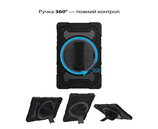 Чохол до планшета BeCover Horizontal handle Samsung Galaxy Tab A11 Plus SM-X236B 11.0" Black (713941), зображення 3 Чохол до планшета BeCover Horizontal handle Samsung Galaxy Tab A11 Plus SM-X236B 11.0" Black (713941), зображення 3