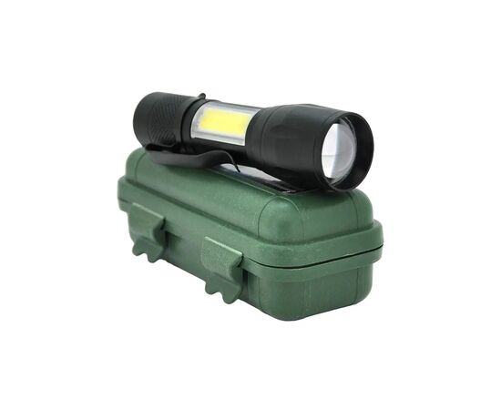 Фонарь Voltronic 511COB 3 Вт LED + COB Чорний (YT-511COB) Фонарь Voltronic 511COB 3 Вт LED + COB Чорний (YT-511COB)