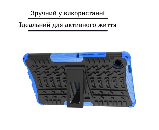 Чехол для планшета BeCover Armor Stand Samsung Galaxy Tab A11 SM-X133/X135 8.7" Blue (713946), изображение 3 Чехол для планшета BeCover Armor Stand Samsung Galaxy Tab A11 SM-X133/X135 8.7" Blue (713946), изображение 3