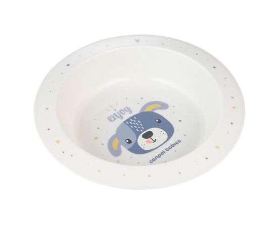 Тарелка детская Canpol babies CUTE ANIMALS мисочка пластикова, блакитна (4/412_blu2), изображение 2 Тарелка детская Canpol babies CUTE ANIMALS мисочка пластикова, блакитна (4/412_blu2), изображение 2