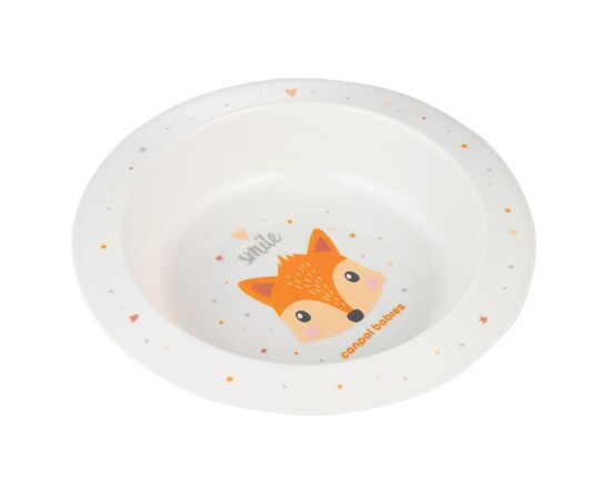 Тарелка детская Canpol babies CUTE ANIMALS мисочка пластикова, помаранчева (4/412_ora), изображение 2 Тарелка детская Canpol babies CUTE ANIMALS мисочка пластикова, помаранчева (4/412_ora), изображение 2