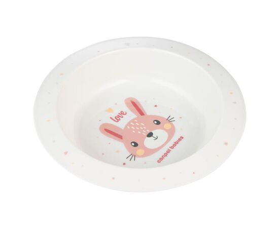 Тарілка дитяча Canpol babies CUTE ANIMALS мисочка пластикова, рожева (4/412_pin2), зображення 2 Тарілка дитяча Canpol babies CUTE ANIMALS мисочка пластикова, рожева (4/412_pin2), зображення 2