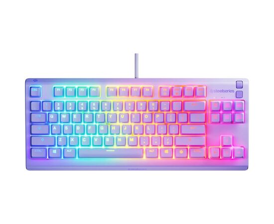 Клавіатура SteelSeries Apex 3 TKL USB UA Lavender (64940) Клавіатура SteelSeries Apex 3 TKL USB UA Lavender (64940)
