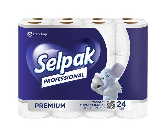 Туалетная бумага Selpak Professional Premium трехслойная 18.6 м 24 рулона (8690530118201)