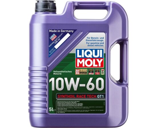 Моторное масло Liqui Moly Synthoil Race Tech GT1 10W-60  5л. (1944)