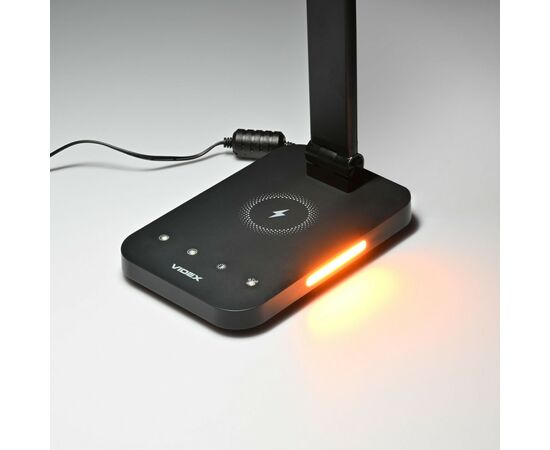 Настольная лампа Videx LED з бездротовою зарядкою  18W 1800-6500K (VL-TF17B), изображение 9 Настольная лампа Videx LED з бездротовою зарядкою  18W 1800-6500K (VL-TF17B), изображение 9