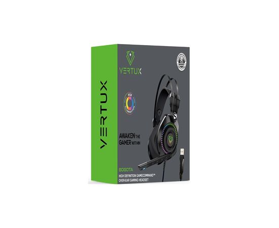 Наушники Vertux Bogota 7.1 USB Black (bogota.black), изображение 6 Наушники Vertux Bogota 7.1 USB Black (bogota.black), изображение 6