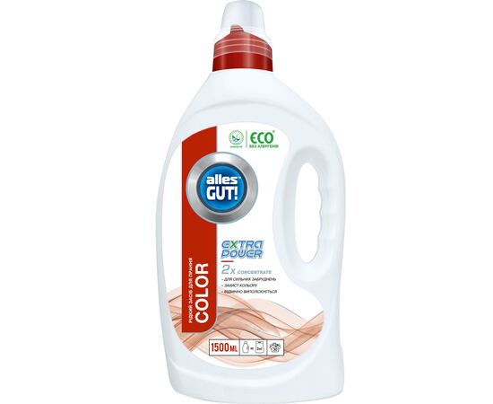 Гель для стирки Alles GUT! Eco Color Extra Power 1.5 л (4820189880455) Гель для стирки Alles GUT! Eco Color Extra Power 1.5 л (4820189880455)