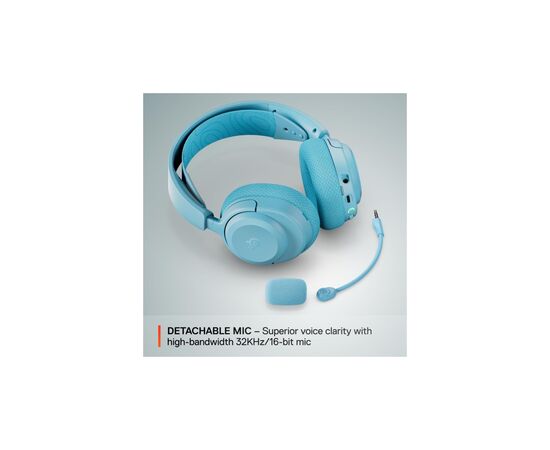 Наушники SteelSeries Arctis Nova 3P Wireless MultiPlatform Aqua (61688), изображение 10 Наушники SteelSeries Arctis Nova 3P Wireless MultiPlatform Aqua (61688), изображение 10