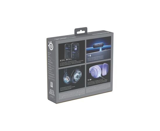 Наушники SteelSeries Arctis Nova 3P Wireless MultiPlatform Lavender (61692), изображение 6 Наушники SteelSeries Arctis Nova 3P Wireless MultiPlatform Lavender (61692), изображение 6
