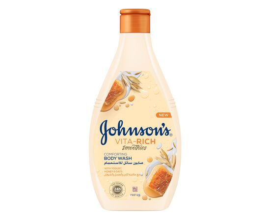 Гель для душа Johnson's Vita-Rich Ухаживающий с йогуртом, овсом и медом 400 мл (3574661385730) Гель для душа Johnson's Vita-Rich Ухаживающий с йогуртом, овсом и медом 400 мл (3574661385730)