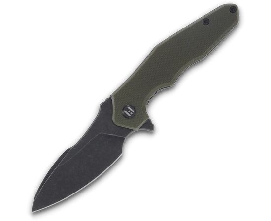 Нож Hightron Mini Ventura, D2, G10, зелений, чорний stonewash клинок (HK05GRNBS), изображение 2 Нож Hightron Mini Ventura, D2, G10, зелений, чорний stonewash клинок (HK05GRNBS), изображение 2