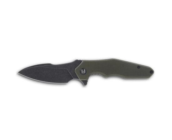 Нож Hightron Mini Ventura, D2, G10, зелений, чорний stonewash клинок (HK05GRNBS) Нож Hightron Mini Ventura, D2, G10, зелений, чорний stonewash клинок (HK05GRNBS)