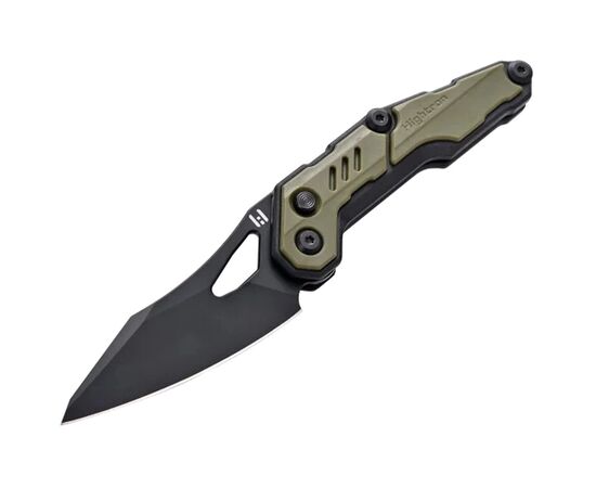 Нож Hightron Spectron, M390, GFN, зелений, чорний клинок (HK04GRN), изображение 2 Нож Hightron Spectron, M390, GFN, зелений, чорний клинок (HK04GRN), изображение 2
