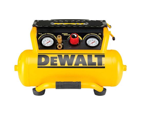 Компрессор DeWALT поршневой DPC10RC, 216 л/мин, 1.5 кВт, 17.5 кг (DPC10RC), изображение 2 Компрессор DeWALT поршневой DPC10RC, 216 л/мин, 1.5 кВт, 17.5 кг (DPC10RC), изображение 2