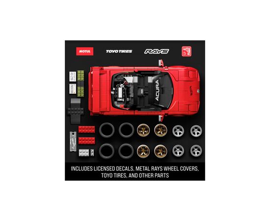 Конструктор Mattel Brick Shop Hot Wheels Elite Acura 876 деталей (JFT17), изображение 3 Конструктор Mattel Brick Shop Hot Wheels Elite Acura 876 деталей (JFT17), изображение 3