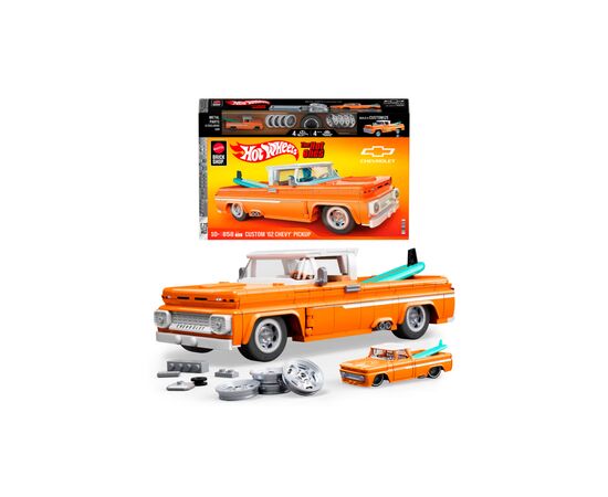 Конструктор Mattel Brick Shop Hot Wheels Elite Chevy 858 деталей (JFT20)