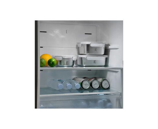 Пищевой контейнер Bergner Go Lovers з нержавіючої сталі прямокутний 0,8 л (BG-36310-GY), изображение 4 Пищевой контейнер Bergner Go Lovers з нержавіючої сталі прямокутний 0,8 л (BG-36310-GY), изображение 4