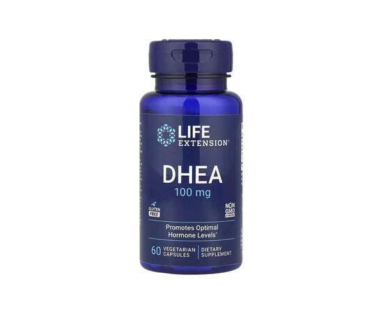Витаминно-минеральный комплекс Life Extension Дегидроэпиандростерон, 100 мг, DHEA, 60 вегетарианских кап (LEX-16896)