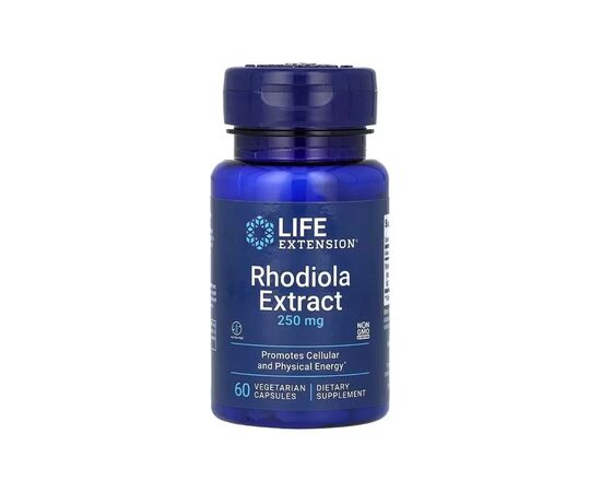 Витаминно-минеральный комплекс Life Extension Родиола, 250 мг, Rhodiola Extract, 60 вегетарианских капсул (LEX-88906)