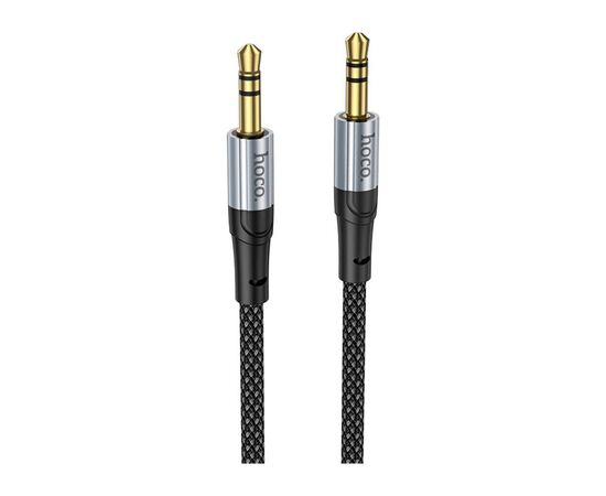 Кабель мультимедийный 3.5mm M to 3.5mm M 1.0m Black HOCO (6942007608800) Кабель мультимедийный 3.5mm M to 3.5mm M 1.0m Black HOCO (6942007608800)
