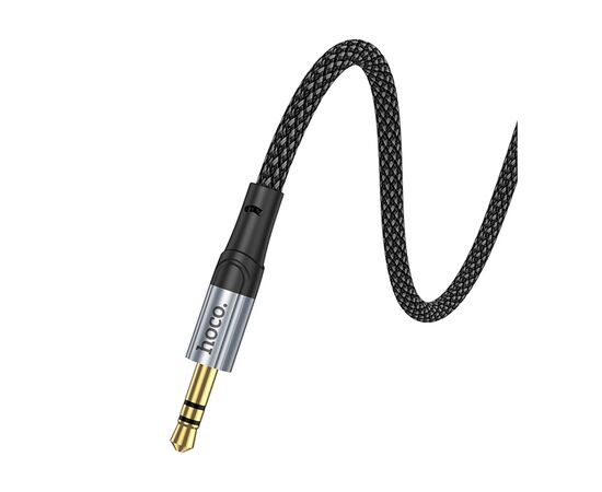 Кабель мультимедийный USB-C to 3.5mm M 1.0m Black HOCO (6942007608824), изображение 5 Кабель мультимедийный USB-C to 3.5mm M 1.0m Black HOCO (6942007608824), изображение 5