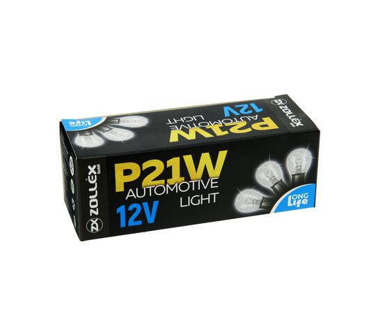 Автолампа Zollex P21W 12V, изображение 2 Автолампа Zollex P21W 12V, изображение 2