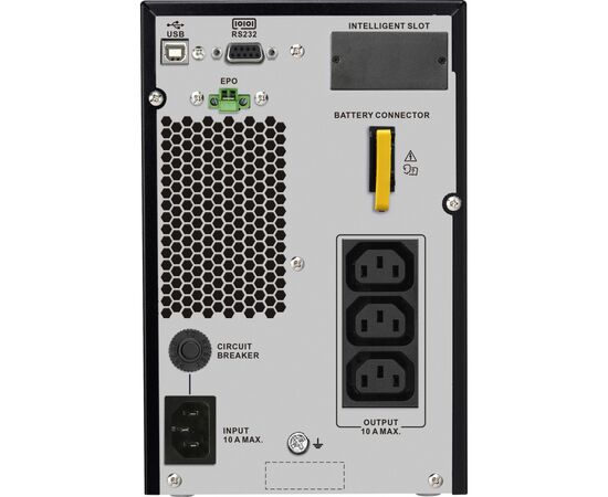 Источник бесперебойного питания APC Easy UPS On-Line 1000VA, 900W (SRV1KI-E), изображение 3 Источник бесперебойного питания APC Easy UPS On-Line 1000VA, 900W (SRV1KI-E), изображение 3