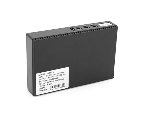 Источник бесперебойного питания Green Wave UPS-36W DC1036-10, изображение 2 Источник бесперебойного питания Green Wave UPS-36W DC1036-10, изображение 2