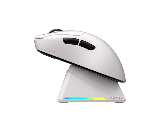 Мышка Ajazz AJ179 APEX Wireless/Bluetooth/USB Charging Dock White (AJM179-A-W), изображение 3 Мышка Ajazz AJ179 APEX Wireless/Bluetooth/USB Charging Dock White (AJM179-A-W), изображение 3
