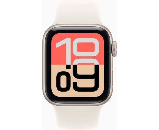 Смарт-часы Apple Watch SE 3 GPS + Cellular 40mm Starlight Aluminium Case with Starlight Sport Band - S/M (MEP64RK/A), изображение 2 Смарт-часы Apple Watch SE 3 GPS + Cellular 40mm Starlight Aluminium Case with Starlight Sport Band - S/M (MEP64RK/A), изображение 2