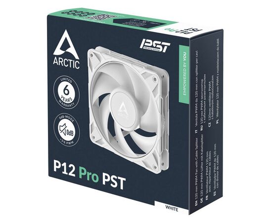 Кулер для корпуса Arctic P12 PRO PST WHITE (ACFAN00308A), изображение 6