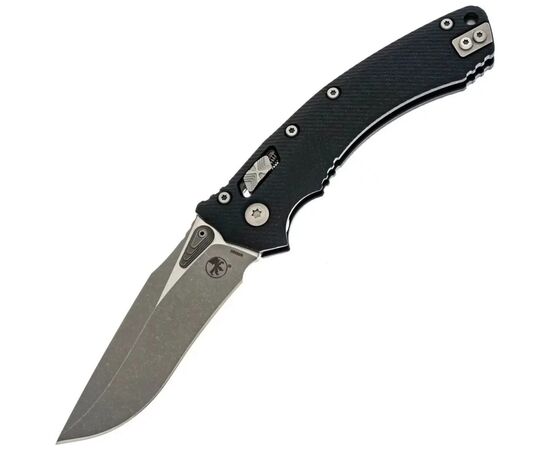 Ніж Microtech Amphibian Ram-Lock, клинок Apoc Fluted, руків'я чорне G10 (137RL-10APFLGTBK) Ніж Microtech Amphibian Ram-Lock, клинок Apoc Fluted, руків'я чорне G10 (137RL-10APFLGTBK)
