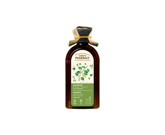 Шампунь Green Pharmacy Березові бруньки і касторова олія 350 мл (4823015934353) Шампунь Green Pharmacy Березові бруньки і касторова олія 350 мл (4823015934353)